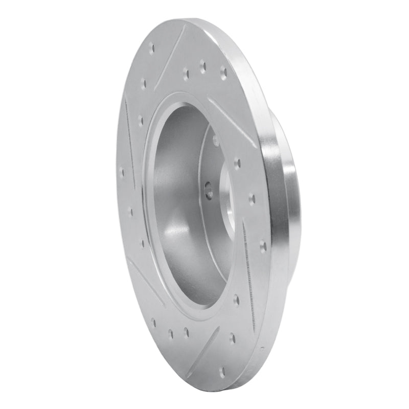 DFC 81-83 Renault Fuego Front Right Drilled & Slotted Silver Brake Rotor