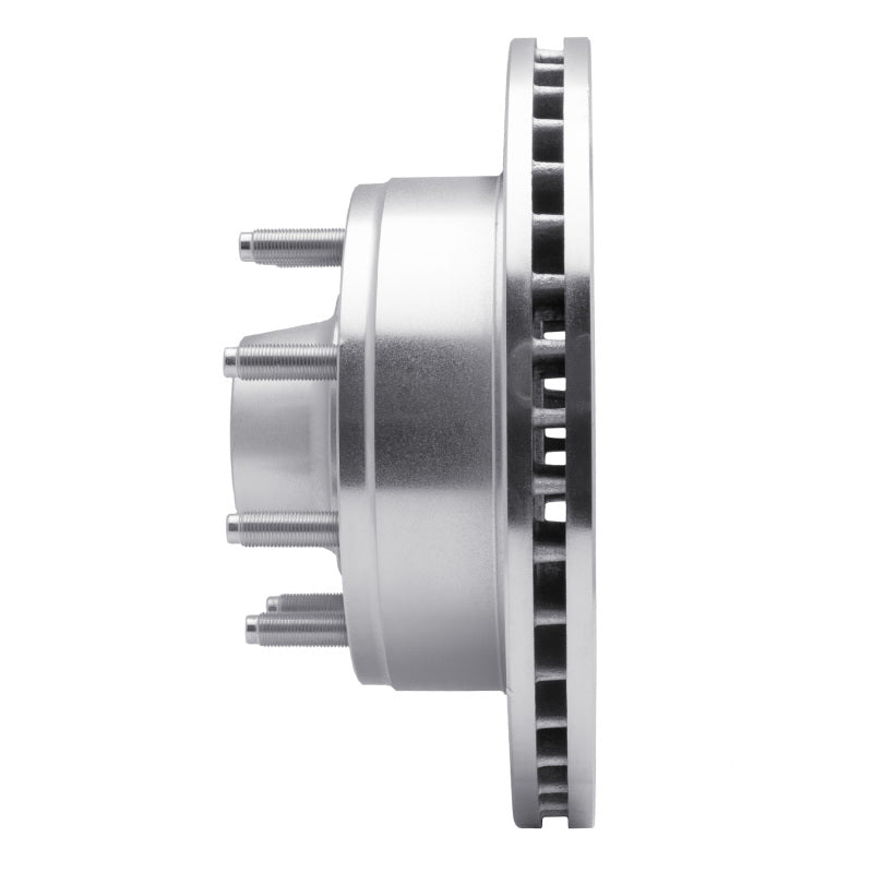 R1 80-85 Ford E-250 Econoline Front Left Drilled & Slotted Silver Brake Rotor