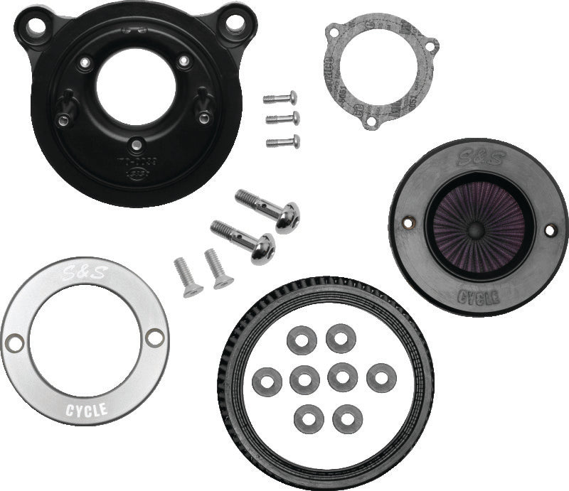S&S Cycle 08-16 Touring/16-17 Softail Stealth Air Stinger Kit w/ S&S Ring