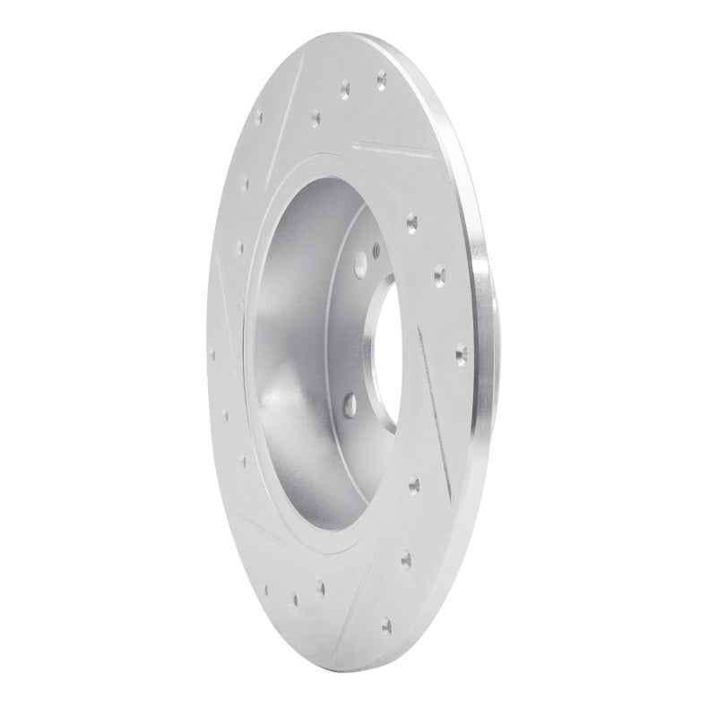 DFC 94-04 Infiniti I30 Rear Right Drilled & Slotted Silver Brake Rotor