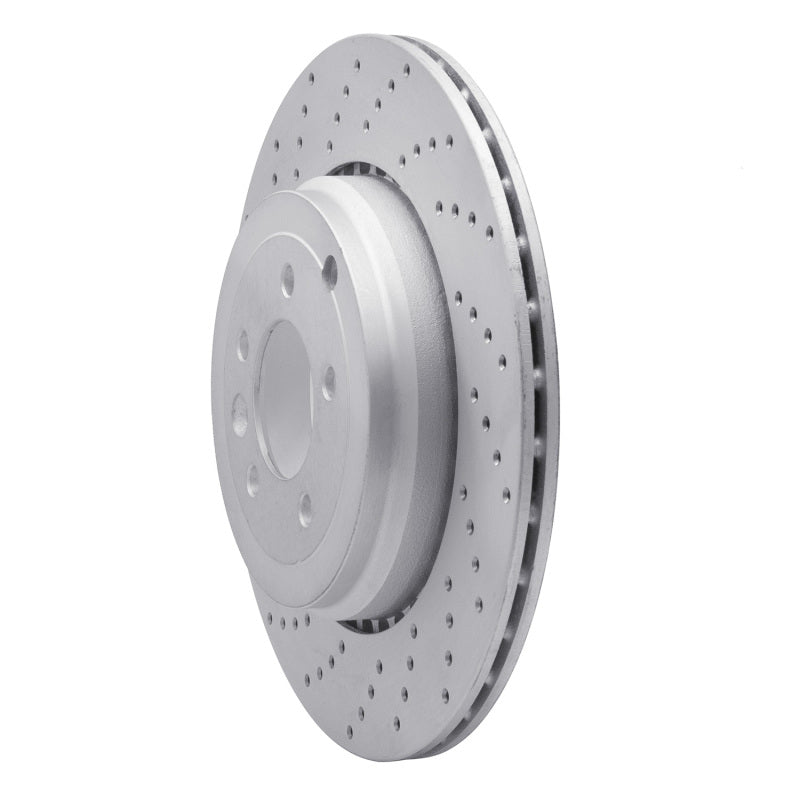 DFC 10-13 Land Rover Range Rover Sport Rear Left Drilled Geoperformance Rotor