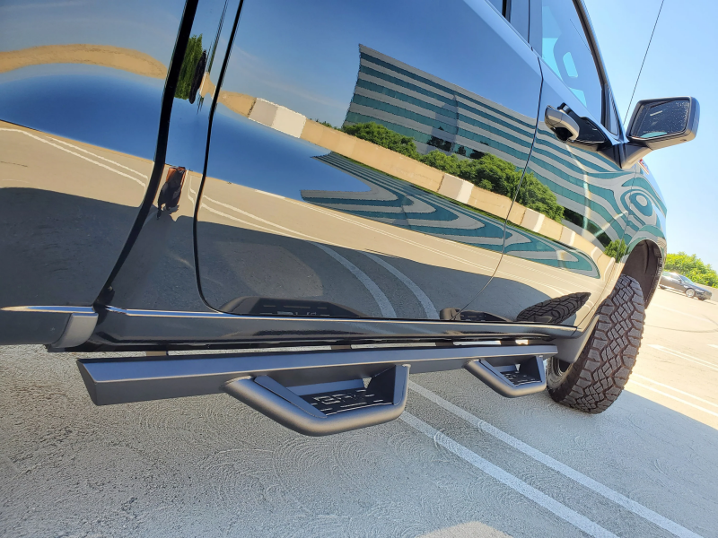 Body Armor 4x4 19-22 Chevrolet Silverado 1500/2500/3500 Crew Cab Ambush Side Steps - Black