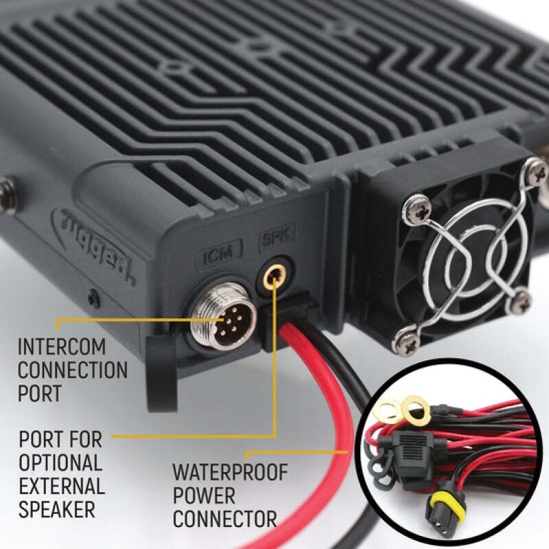 Rugged Radios Rambler G4 GMRS Band Mobile Radio with Stealth Antenna