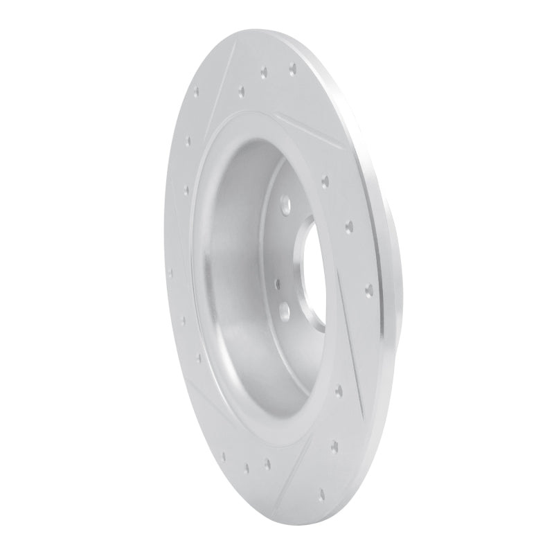 DFC 16-25 Honda HR-V Rear Right Drilled & Slotted Silver Brake Rotor