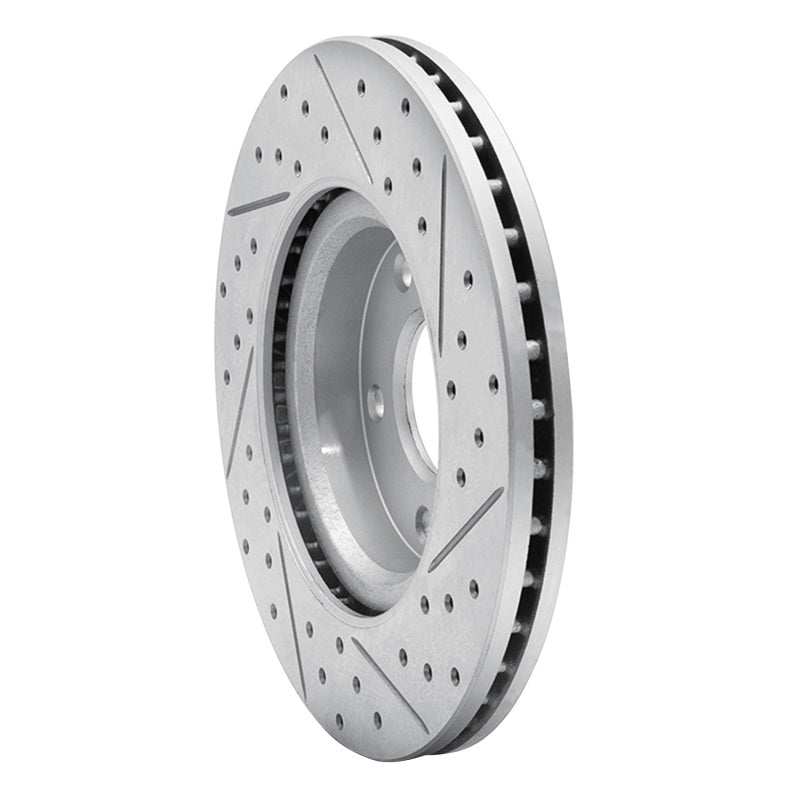 R1 13-25 Nissan Altima Front Left Drilled & Slotted Geo-Carbon Rotor