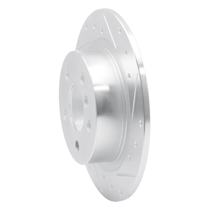 R1 14-25 BMW 220i (Mexico) Rear Right Drilled & Slotted Silver Brake Rotor