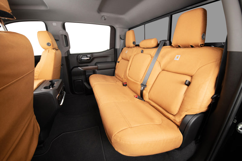 Covercraft 17-22 Ford F250-F350-F450-F550 Carhartt PrecisionFit Custom Front Row Seat Covers - Brown