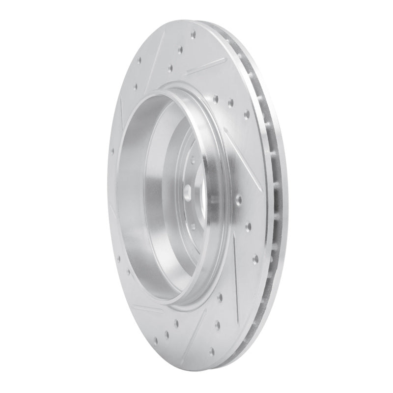 DFC 03-14 Volvo XC90 Rear Right Drilled & Slotted Silver Brake Rotor