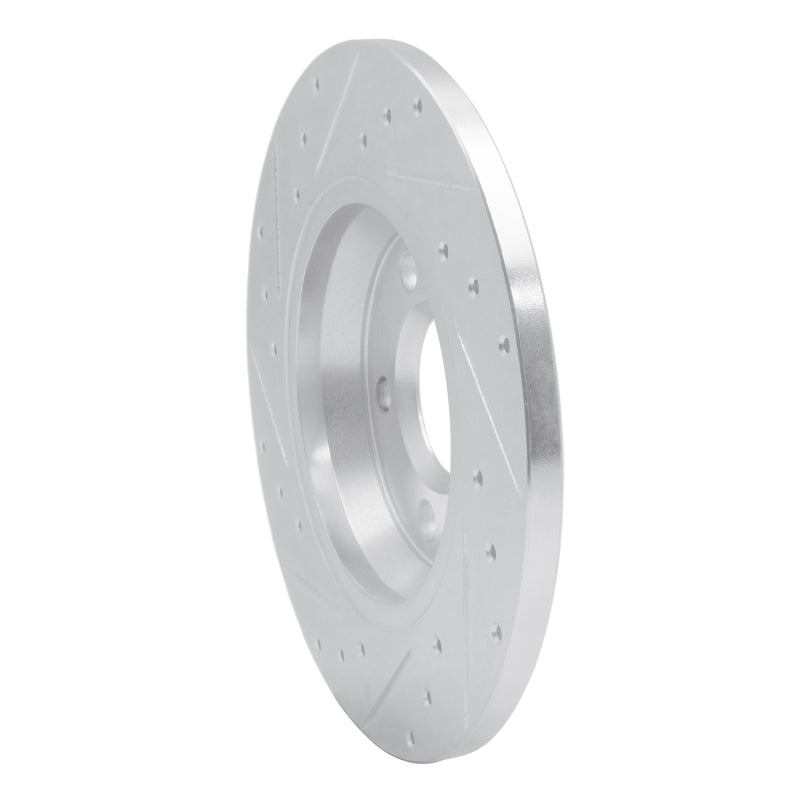 DFC 01-03 Volkswagen EuroVan Rear Right Drilled & Slotted Silver Brake Rotor