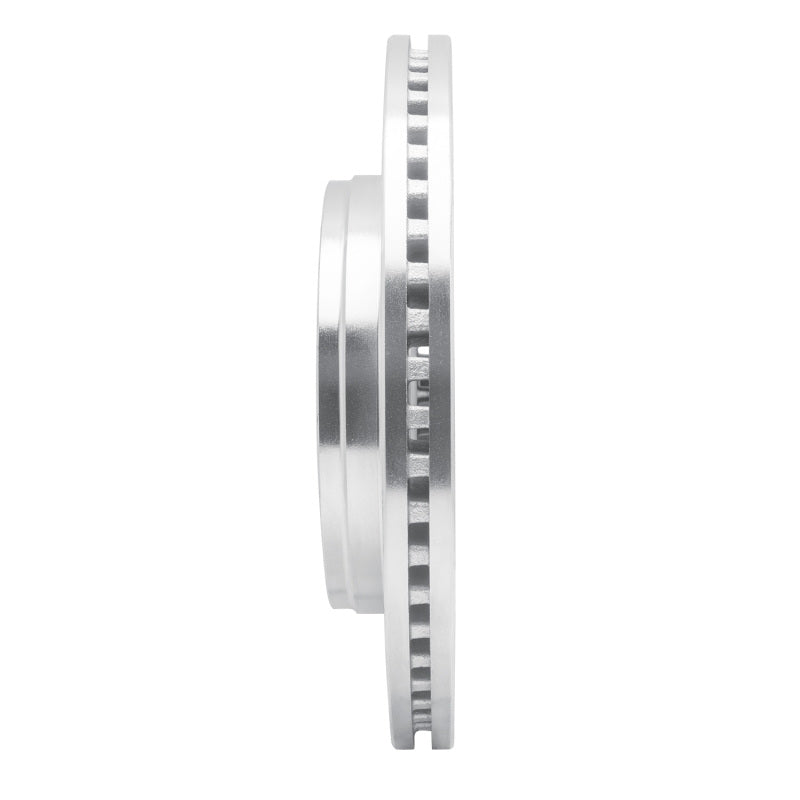 R1 08-12 Jeep J8 Front Right Drilled & Slotted Silver Brake Rotor
