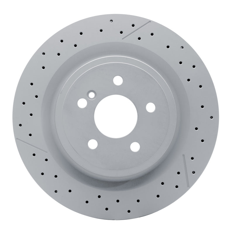 R1 12-20 Mercedes-Benz SLC43 AMG Rear Drilled & Slotted Carbon Alloy GeoMET Rotor