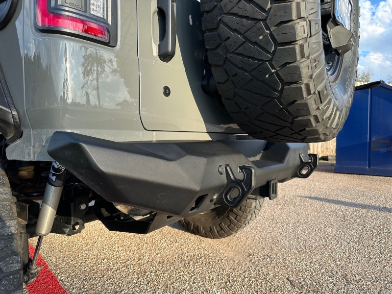 Rival 2018-2026 Jeep Wrangler JL Rear Aluminum Stubby Bumper