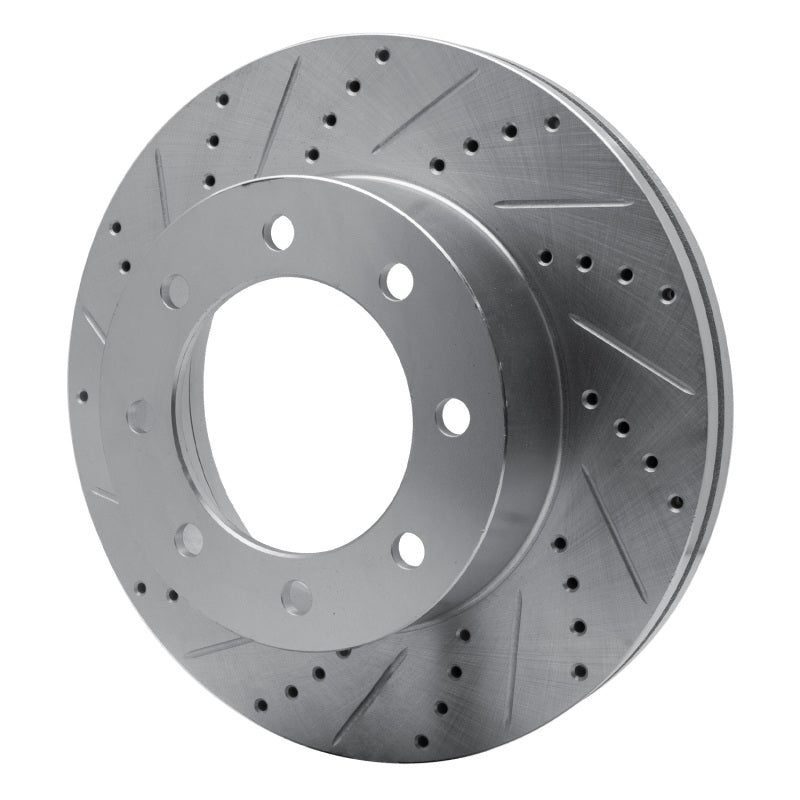 DFC 12-25 Ford F-350 Super Duty 4WD Front Left Drilled & Slotted Silver Brake Rotor