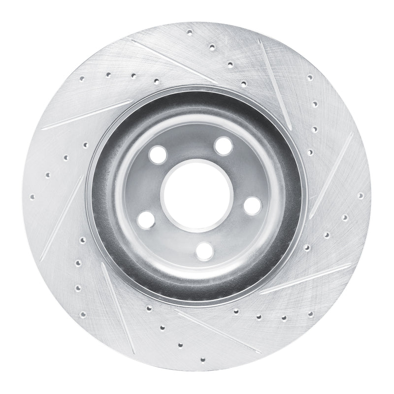DFC 22-25 Ford Maverick Front Left Drilled & Slotted Silver Brake Rotor