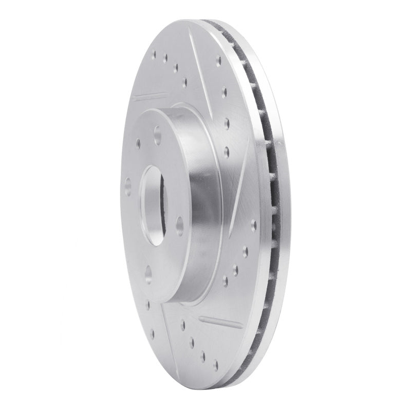 DFC 90-03 Ford Escort Front Right Drilled & Slotted Silver Brake Rotor