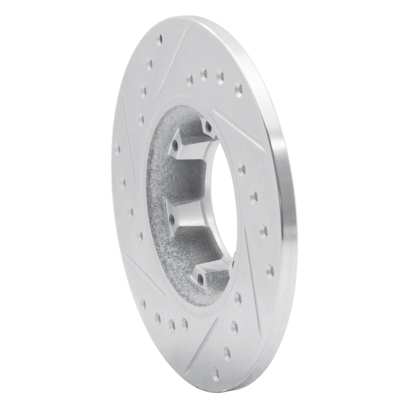 R1 71-83 Renault Lecar Front Right Rear Right Drilled & Slotted Silver Brake Rotor