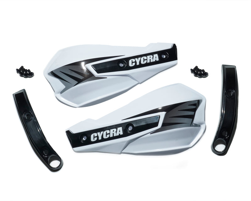 Cycra Vortex Replacement Hand Shields w/Abrasion Guards - White