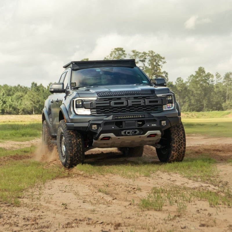 RIVAL 24-26 Ford Ranger Raptor Front Aluminum Bumper w/Winch Mount and Recovery Points