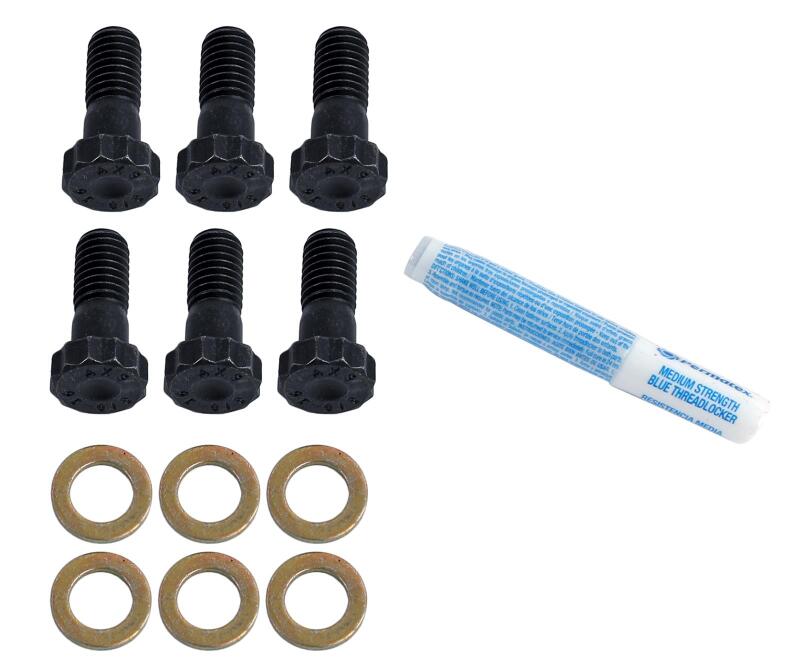 McLeod Bolt Kit 6 3/8-16 X 1.000in Chromolly - Black Oxide 9/16 Hex Head