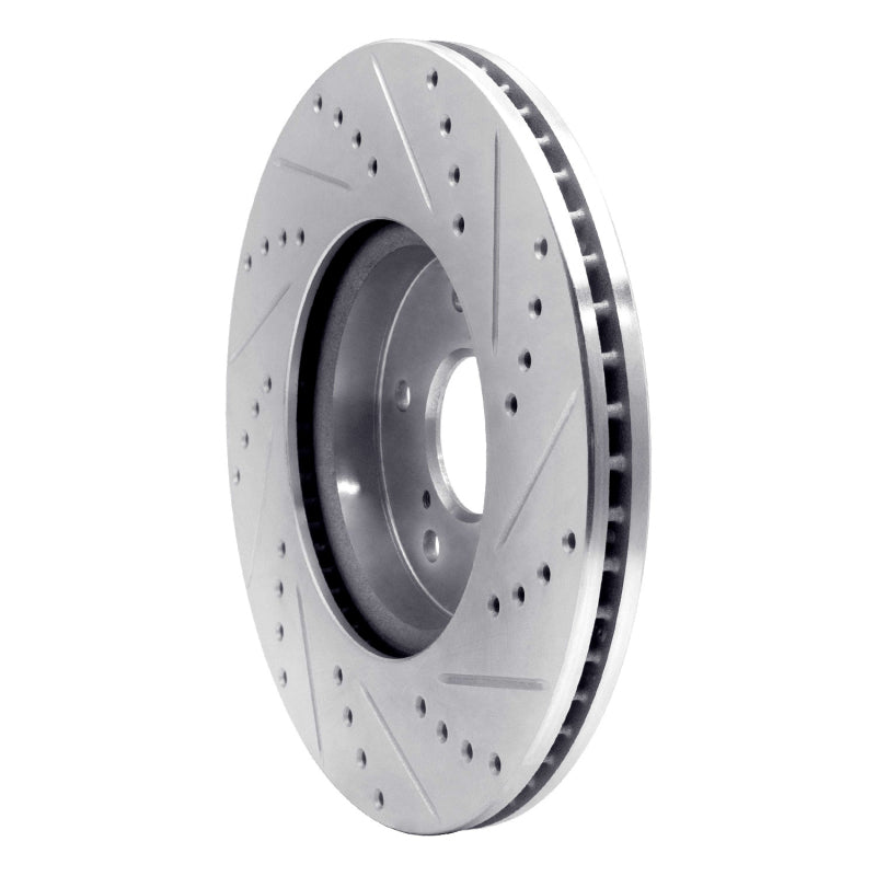 DFC 13-25 Acura INTEGRA Front Left Drilled & Slotted Silver Brake Rotor