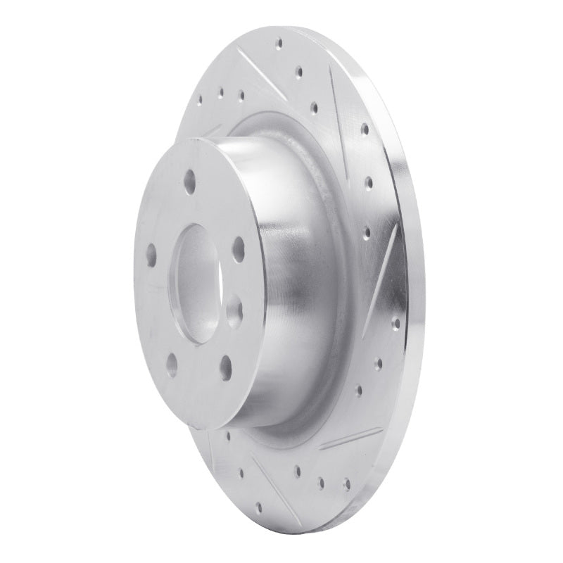 DFC 94-04 Land Rover Range Rover Rear Right Drilled & Slotted Silver Brake Rotor