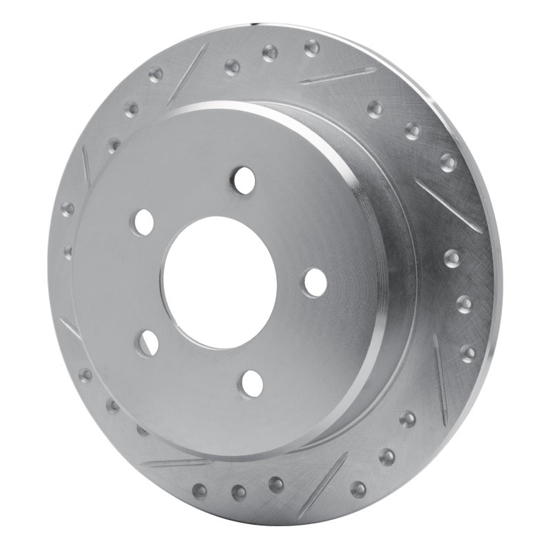 DFC 95-02 Ford Explorer Rear Left Drilled & Slotted Silver Brake Rotor
