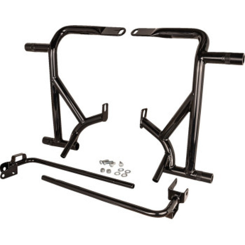 Burly Brand 14-Up Touring Brawler Kit Front and Rear - Black