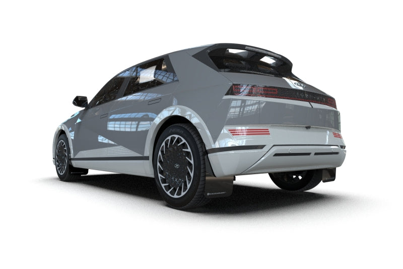 Rally Armor 25-26 Hyundai Ioniq 5 PE Black UR Mud Flap - Metallic Black Logo