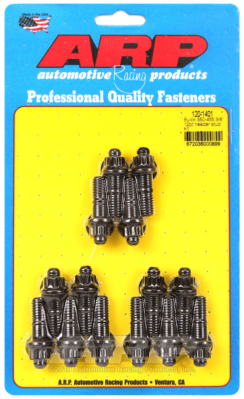 ARP Buick 350-455 3/8in 12pt header stud kit
