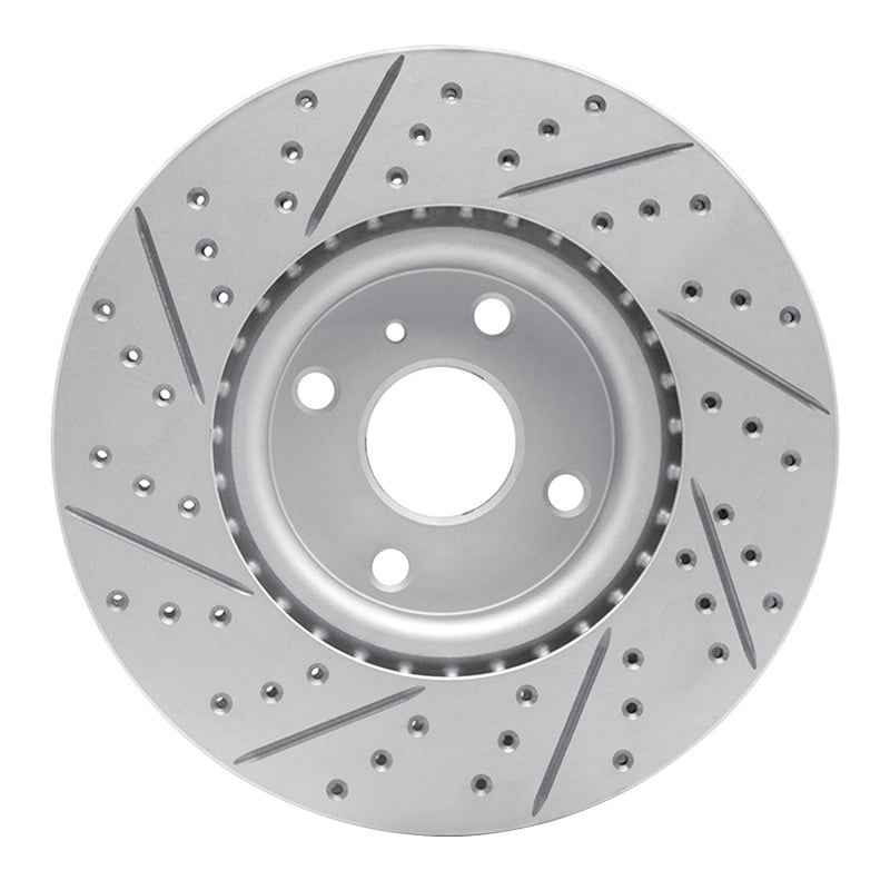 R1 16-25 Mazda MX-5 Miata Front Right Drilled & Slotted Geo-Carbon Rotor