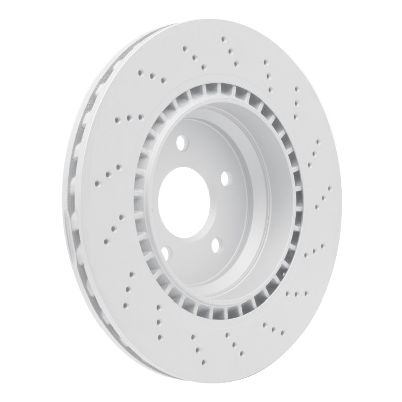 R1 03-12 Mercedes-Benz SL55 AMG Rear Drilled GeoSPEC Coated Rotor