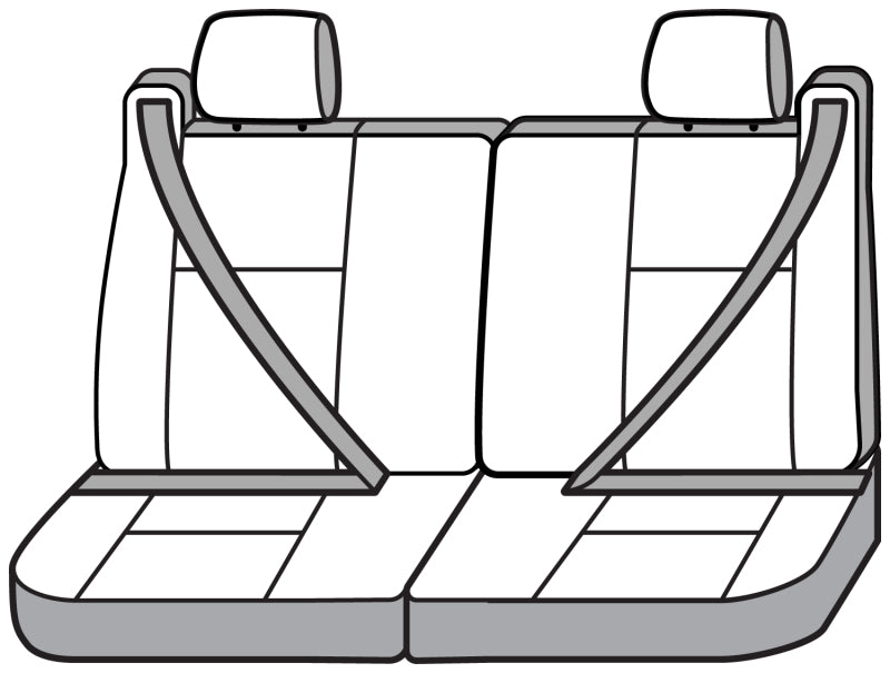 Covercraft 07-14 GMC Yukon Waterproof Polyester SeatSaver Custom Third Row Seat Covers - Grey