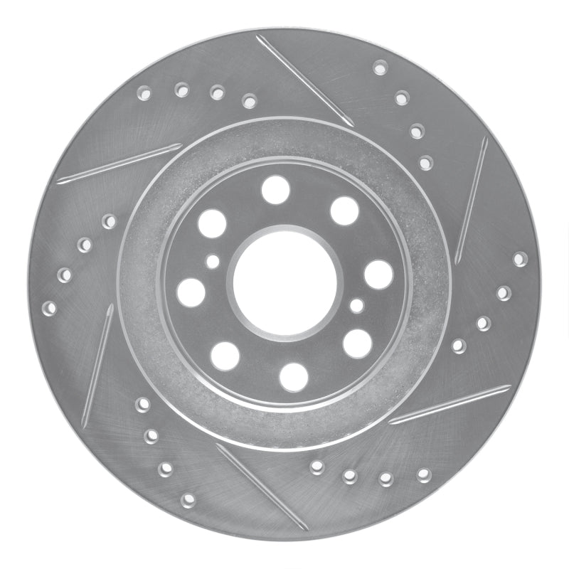 DFC 00-05 Toyota MR2 Spyder Rear Left Drilled & Slotted Silver Brake Rotor