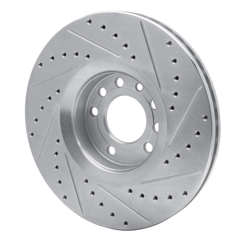 DFC 03-11 Cadillac BLS (Mexico) Front Left Drilled & Slotted Silver Brake Rotor