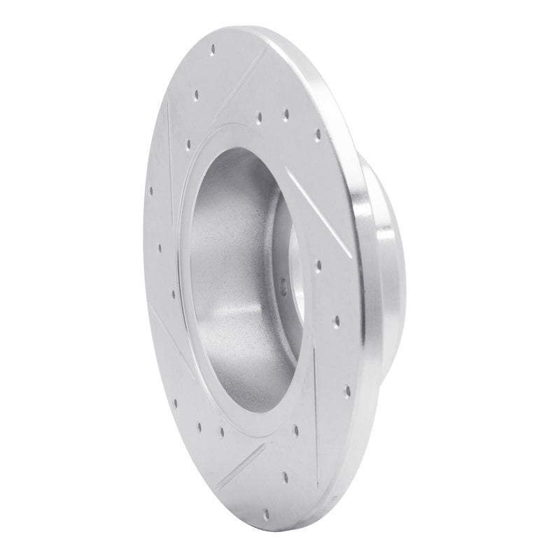 DFC 74-99 Land Rover Range Rover Front Right Drilled & Slotted Silver Brake Rotor