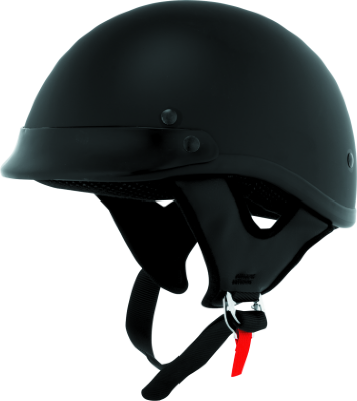 Skid Lids Traditional Helmet Flat Black - Large
