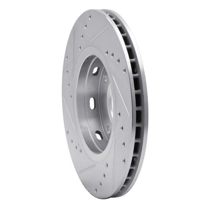 DFC 00-04 Volvo V40/S40 Front Right Drilled & Slotted Silver Brake Rotor
