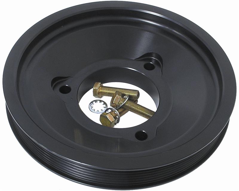 Fluidampr Ford 6.0L Powerstroke 8in Duel Belt 5 and 7 Rib Pulley For Alternator