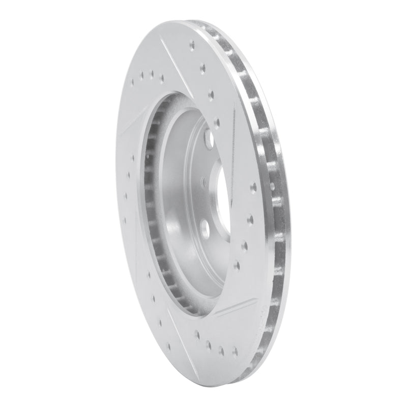 DFC 92-95 Toyota Paseo Front Left Drilled & Slotted Silver Brake Rotor