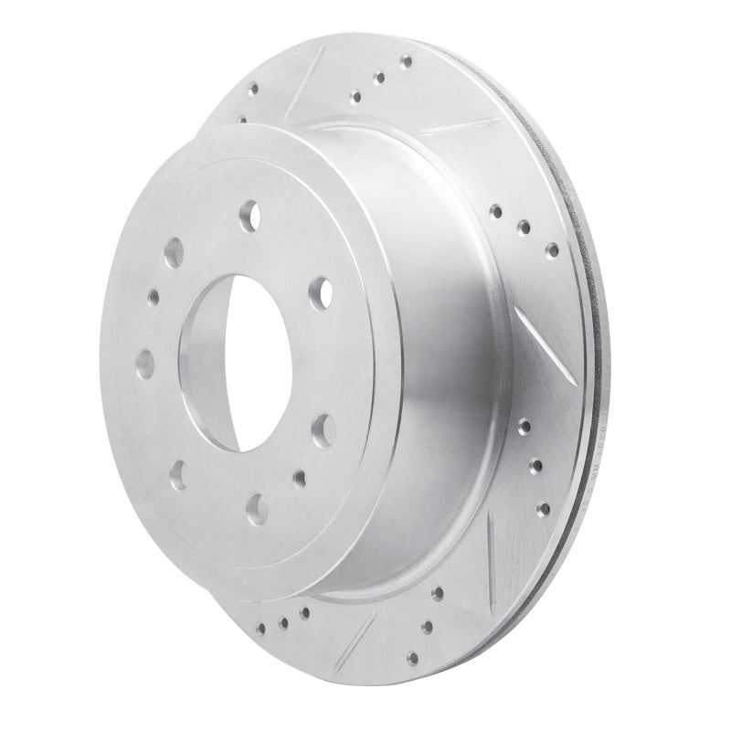 DFC 04-11 Ford F-150 4WD Rear Left Drilled & Slotted Silver Brake Rotor