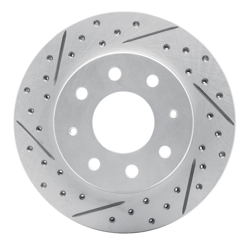 R1 88-07 Dodge Colt Front Left Drilled & Slotted Geo-Carbon Rotor