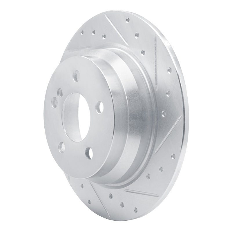DFC 03-16 Mercedes-Benz E350 Rear Right Drilled & Slotted Silver Brake Rotor