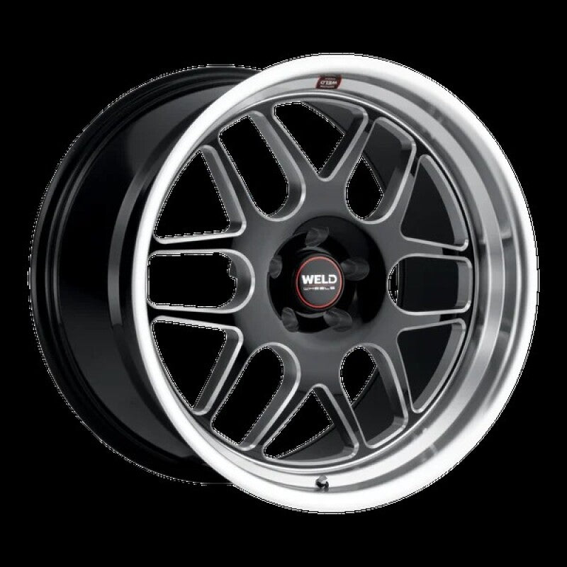 Weld Solana 18x10.5 / 5x120.65 BP / ET54 / 70.3mm Bore - Gloss Black MIL DIA Wheel