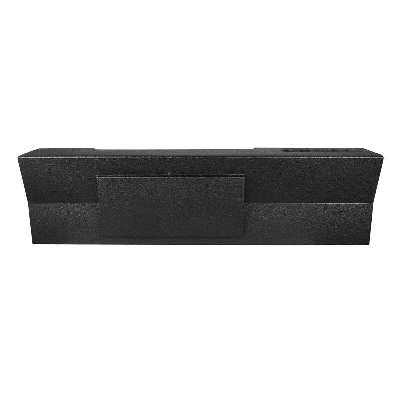 DS18 2x 12in Shallow Down Firing Underseat Ported Box Subwoofer Enclosure- Black Spray Paint Finish