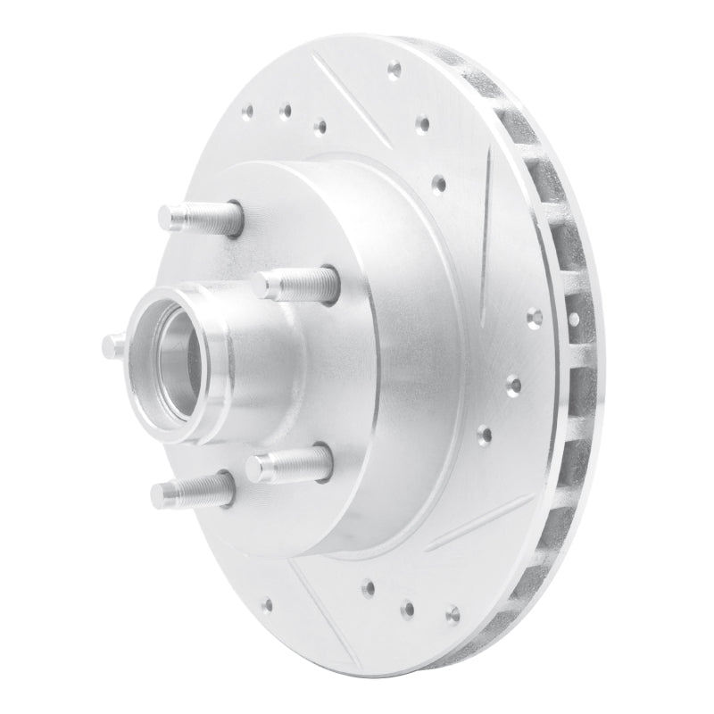 DFC 95-97 Ford Ranger (USA/Canada) Front Right Drilled & Slotted Silver Brake Rotor