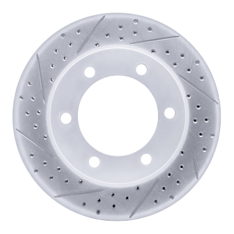 R1 95-04 Toyota 4Runner Front Left Drilled & Slotted Geo-Carbon Rotor