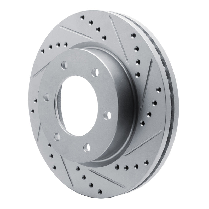 DFC 19-25 Ford Bronco Front Right Drilled & Slotted Silver Brake Rotor