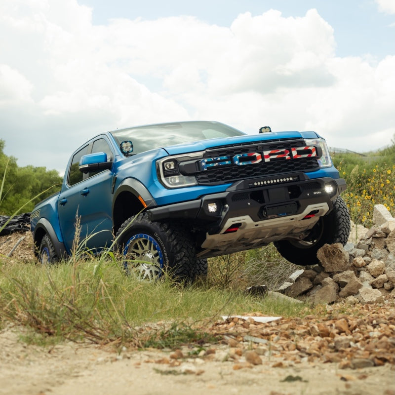 RIVAL 24-26 Ford Ranger Raptor Front Aluminum Bumper w/Winch Mount and Recovery Points