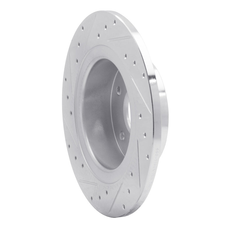 DFC 94-04 Land Rover Range Rover Rear Right Drilled & Slotted Silver Brake Rotor
