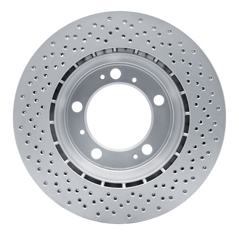 R1 2000-2008 Porsche Boxster Rear R1 Carbon Alloy GeoMET Rotor - Drilled